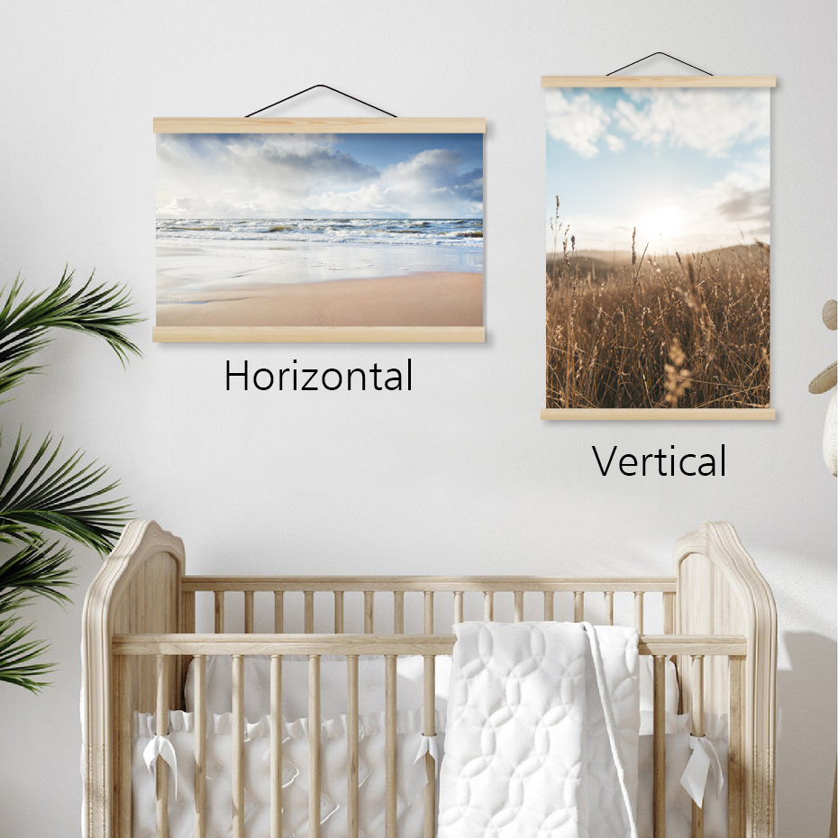 21 30 40 50cm Magnetic Poster  - Engraved Wood Frame recension och pris