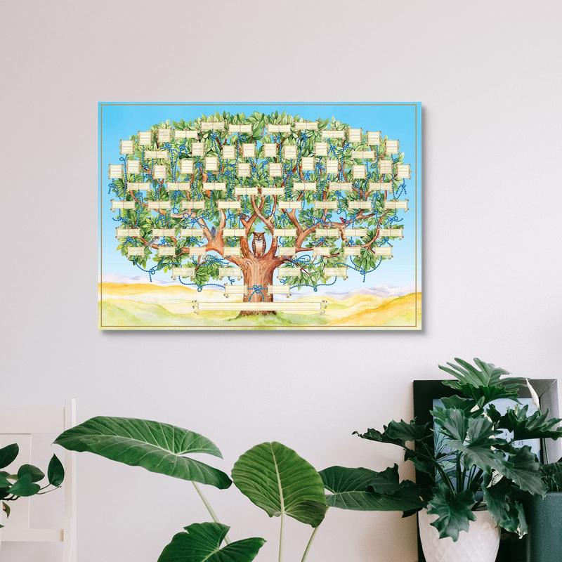Fillable Family Tree Chart 6 G - Family Tree Print recension och pris