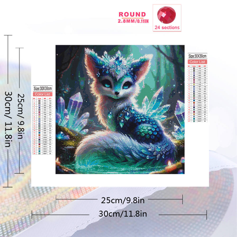 Evershine Diamond Painting Fox - Photo Mosaic Print recension och pris
