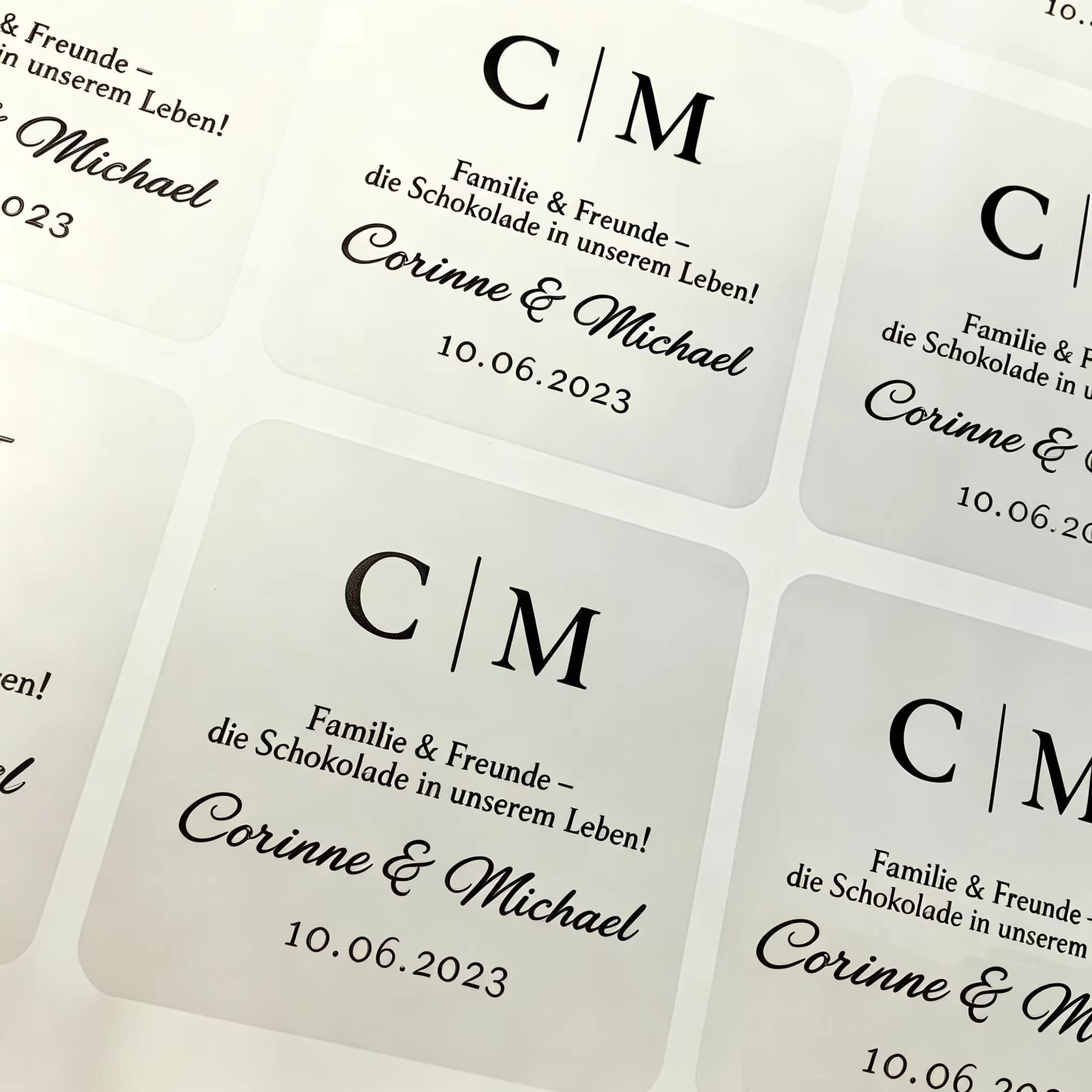 100 Sheets Personalized Weddin - Personalised Candle Label recension och pris