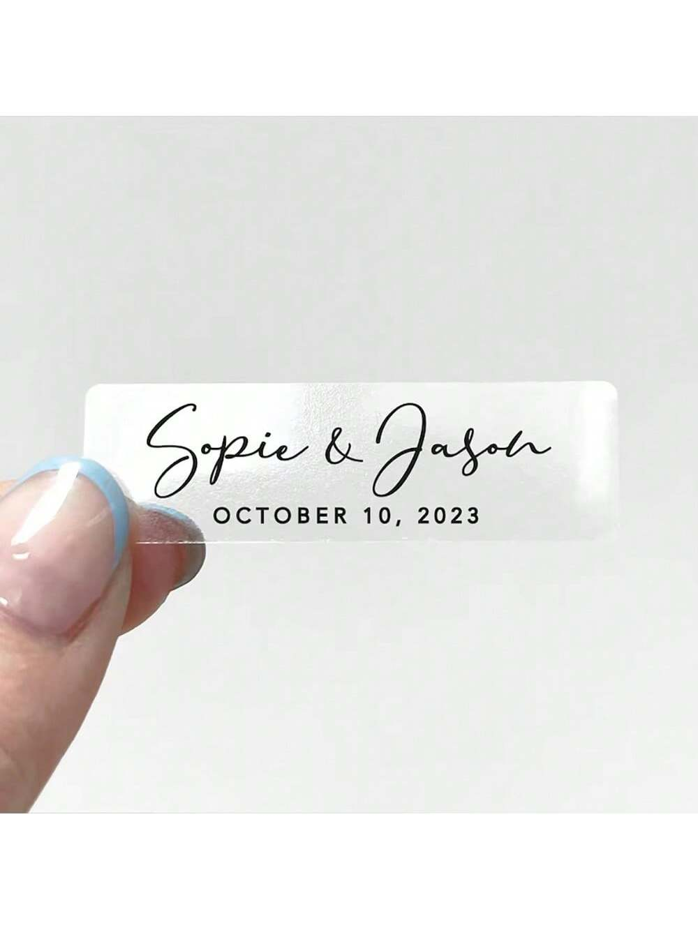 Custom Aluminum Foil Transpare - Personalised Candle Label recension och pris