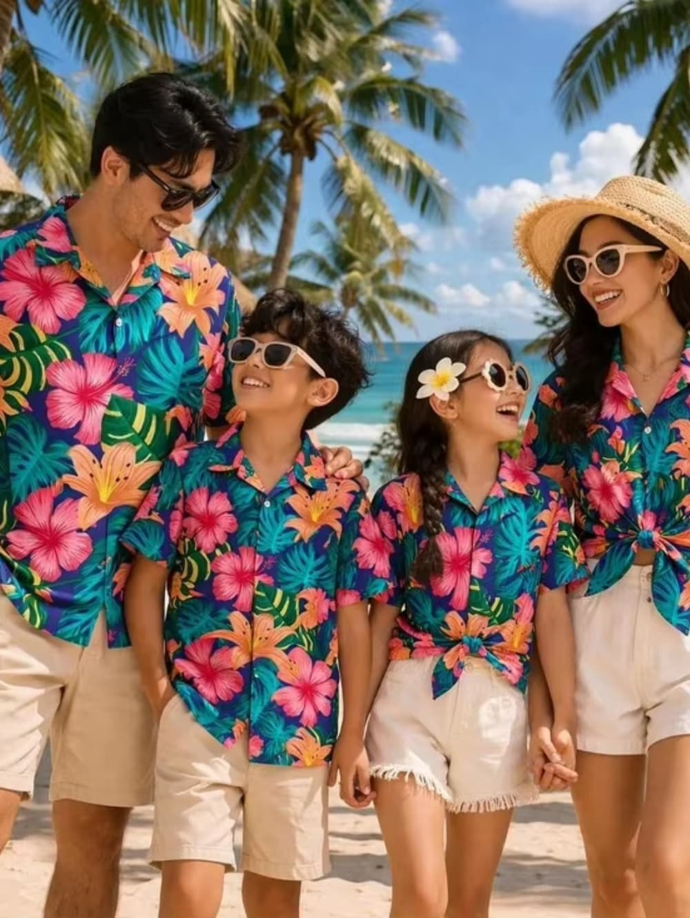 Summer Men's Family Wear Beach - Family Tree Print recension och pris